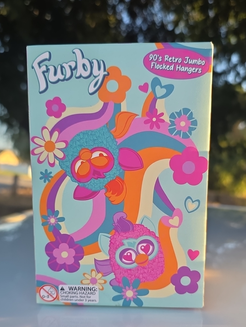 Furby 90s Retro Jumbo Flocked Hangers Mystery Box